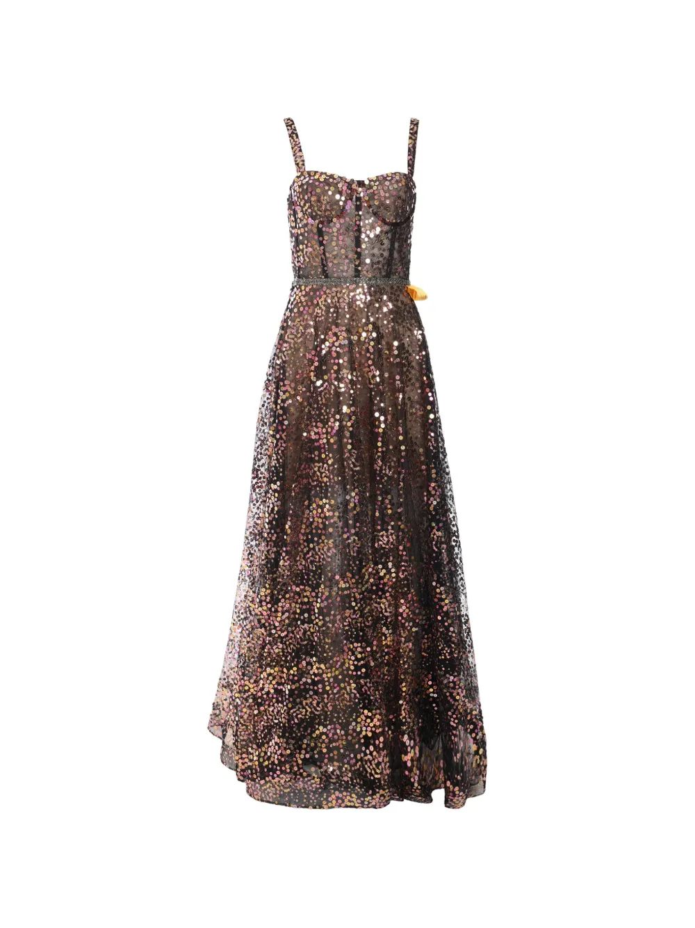 Bronx and Banco Midnight Noir sequined gown
