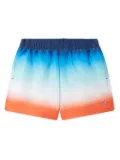 CASABLANCA KIDS ombre-effect swim shorts - Blue