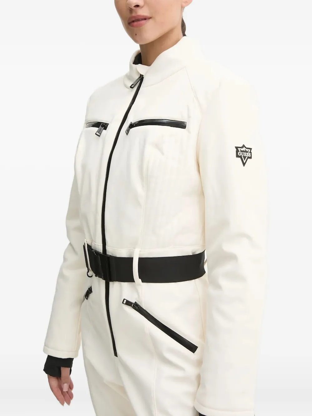 GUESS USA Jumpsuit met ceintuur Wit