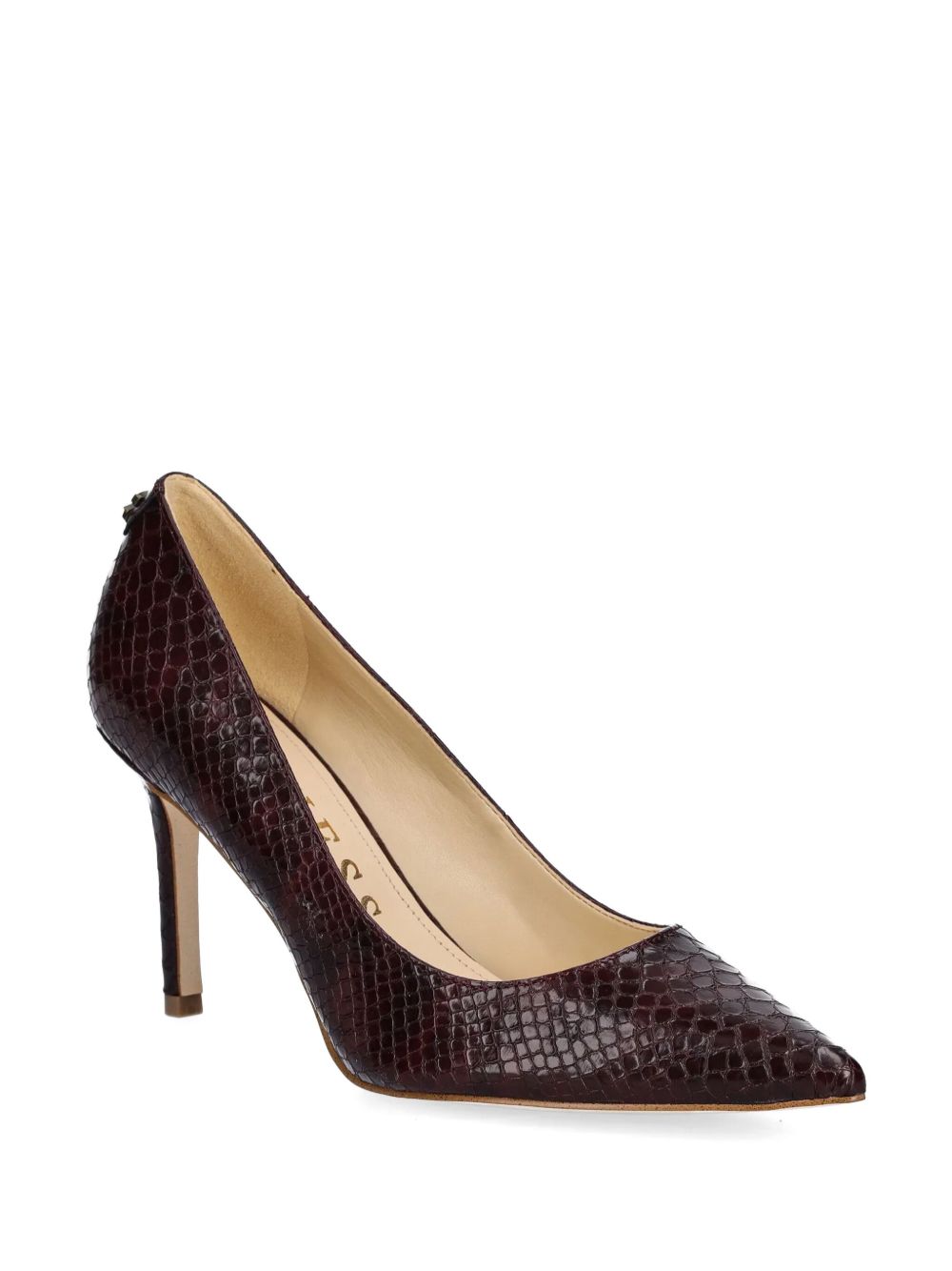 GUESS USA Pumps met reptiel-effect - Rood