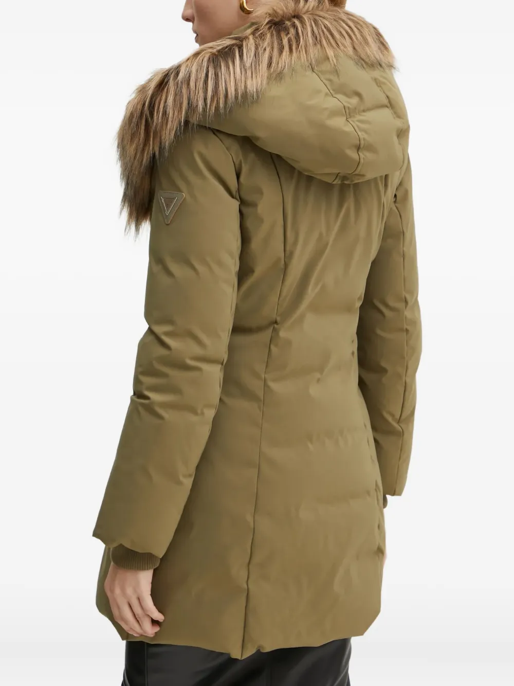 Guess Usa Hooded Jacket In Green