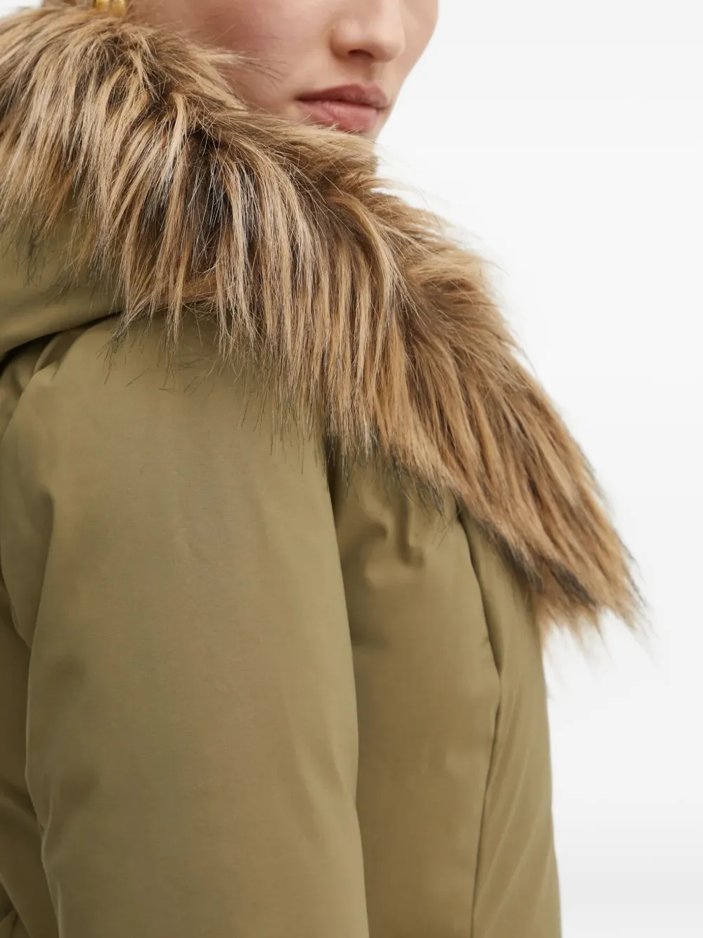 Guess Usa Hooded Jacket In Green