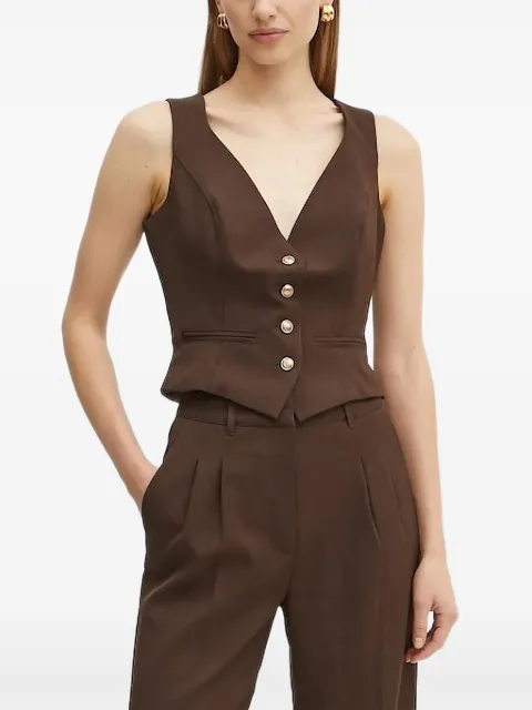 GUESS USA button-fastening sleeveless top