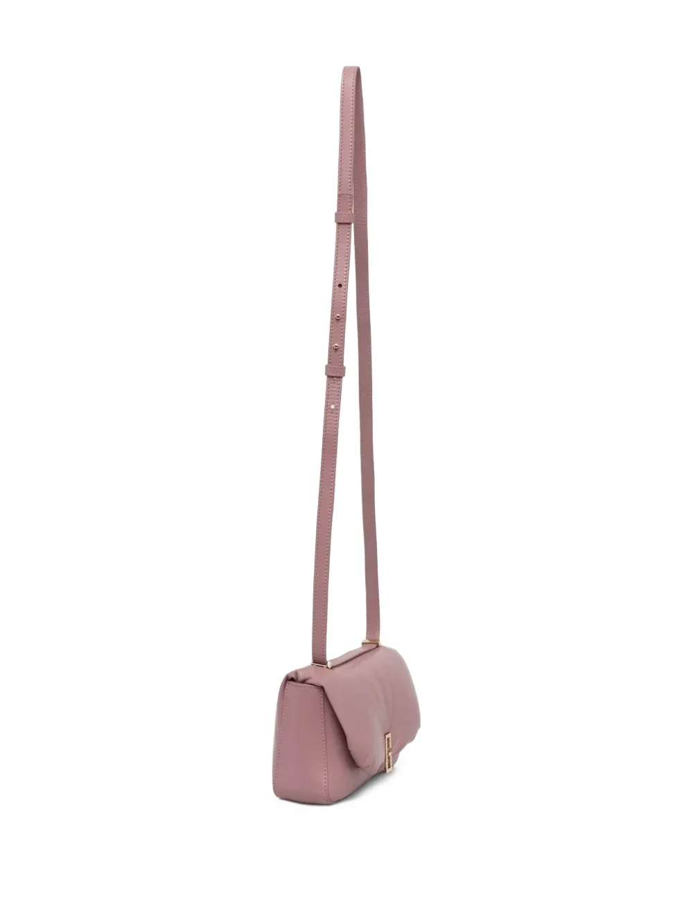 GUESS USA G-logo flap-top satchel Roze