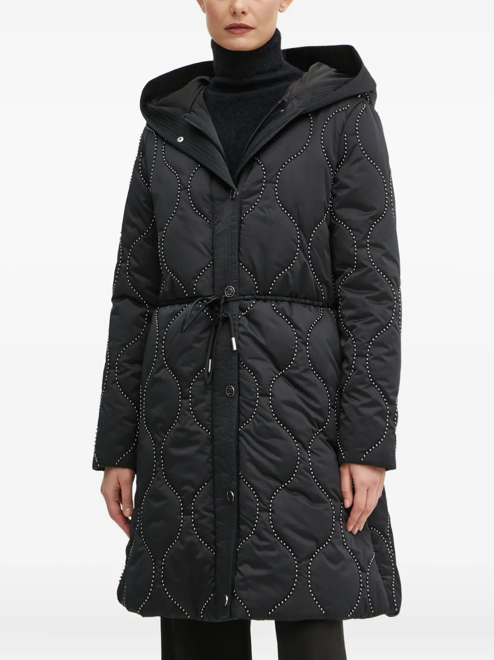 GUESS USA chamarra capitonada con aplique | negro | Image 1