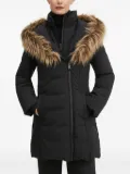 GUESS USA faux-fur hooded coat - Black