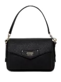GUESS USA logo-lettering shoulder bag - Black