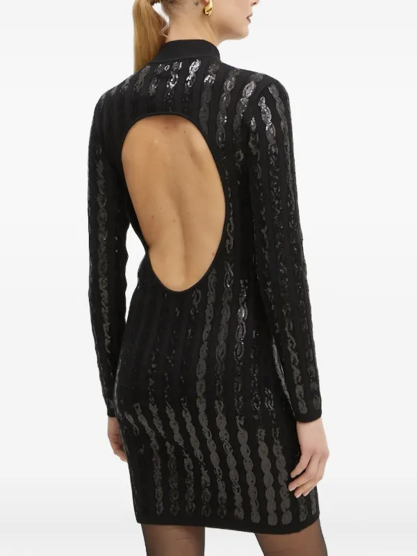 slim fit dress slacks GUESS Short Long Sleeve Sequin Dress Black Size XS – Style Exchange  Boutique PGH main image 0