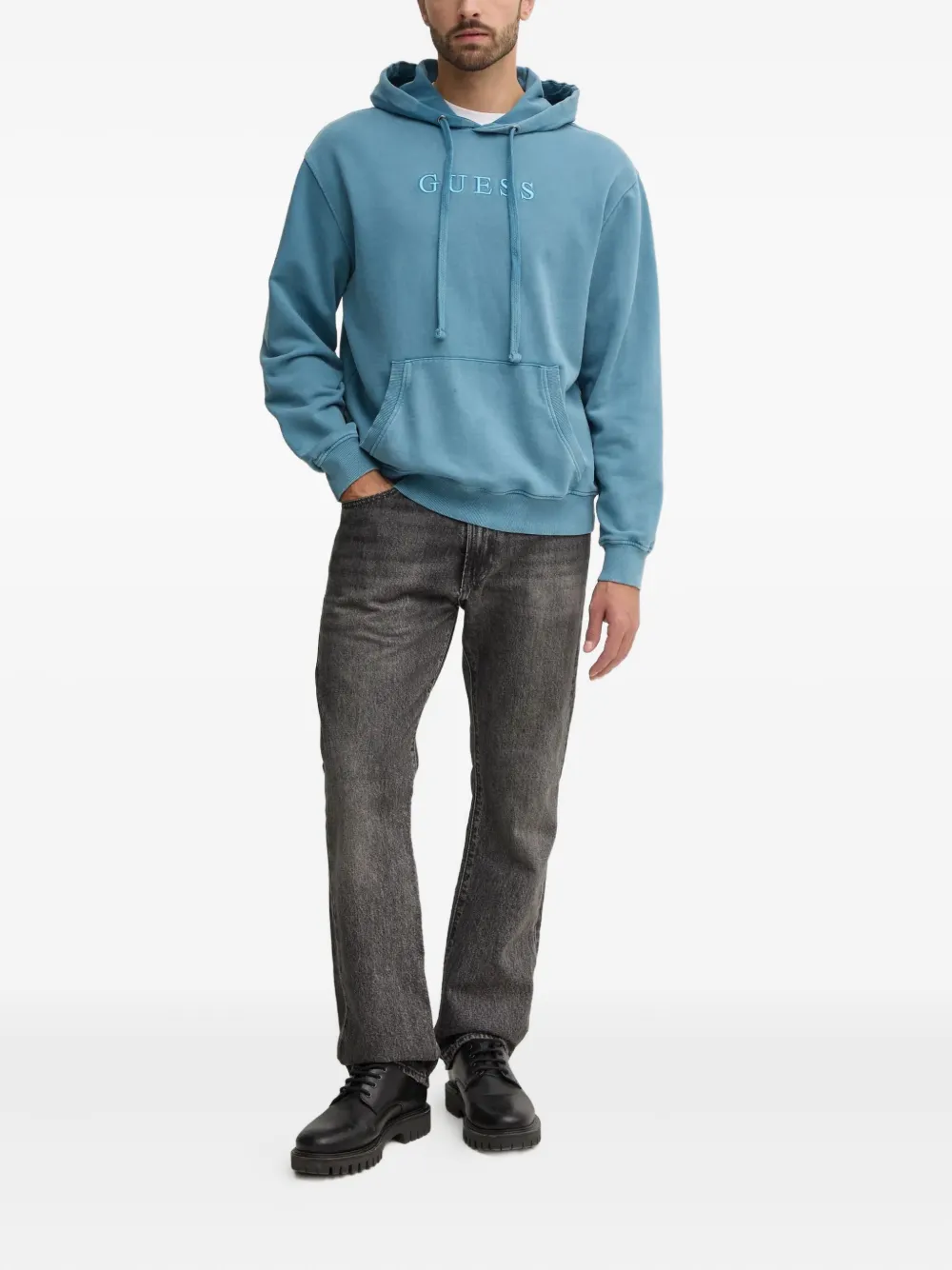 GUESS USA embroidered logo hoodie | Hoodies | Image 2