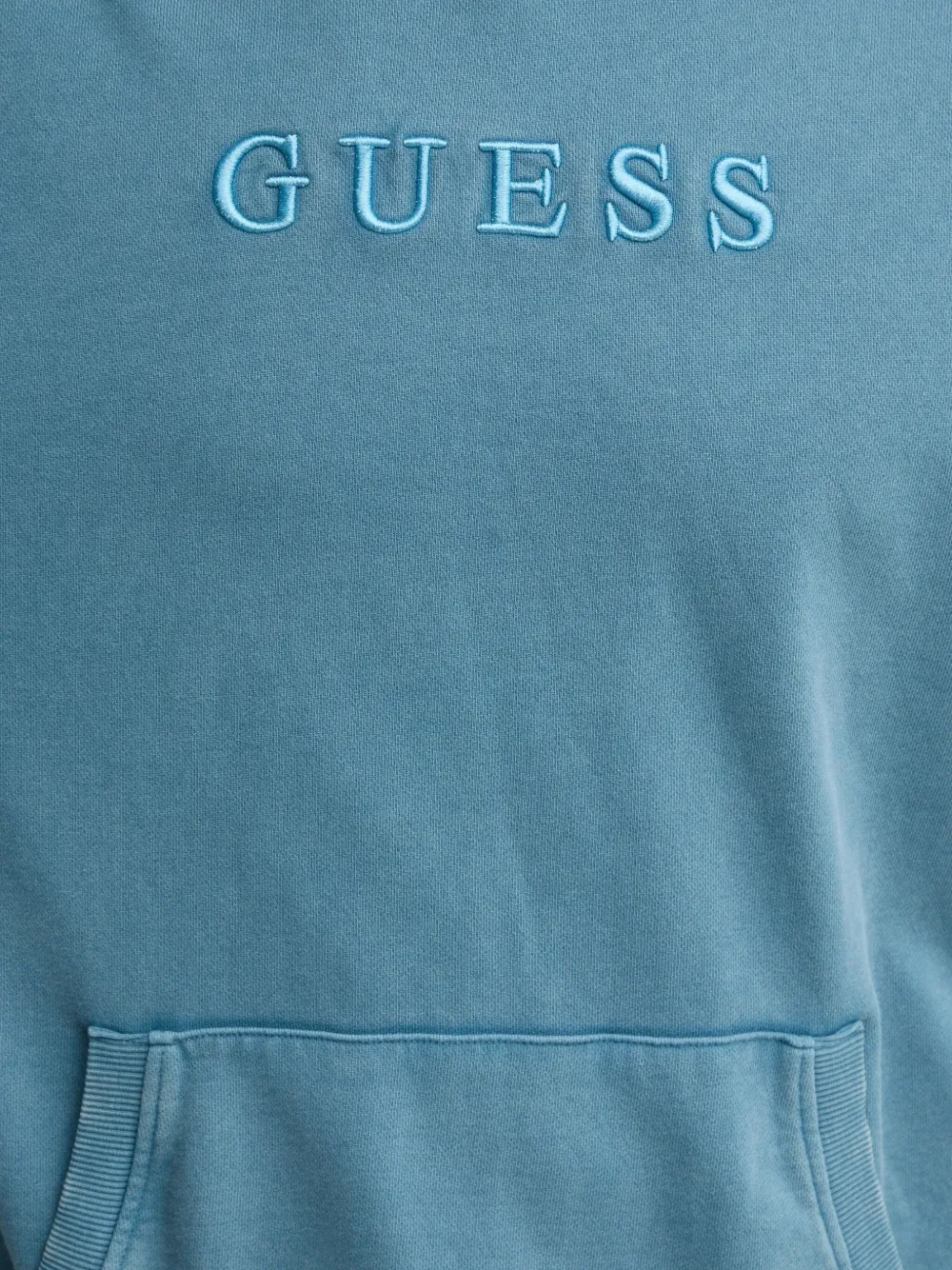 GUESS USA Hoodie met geborduurd logo Blauw
