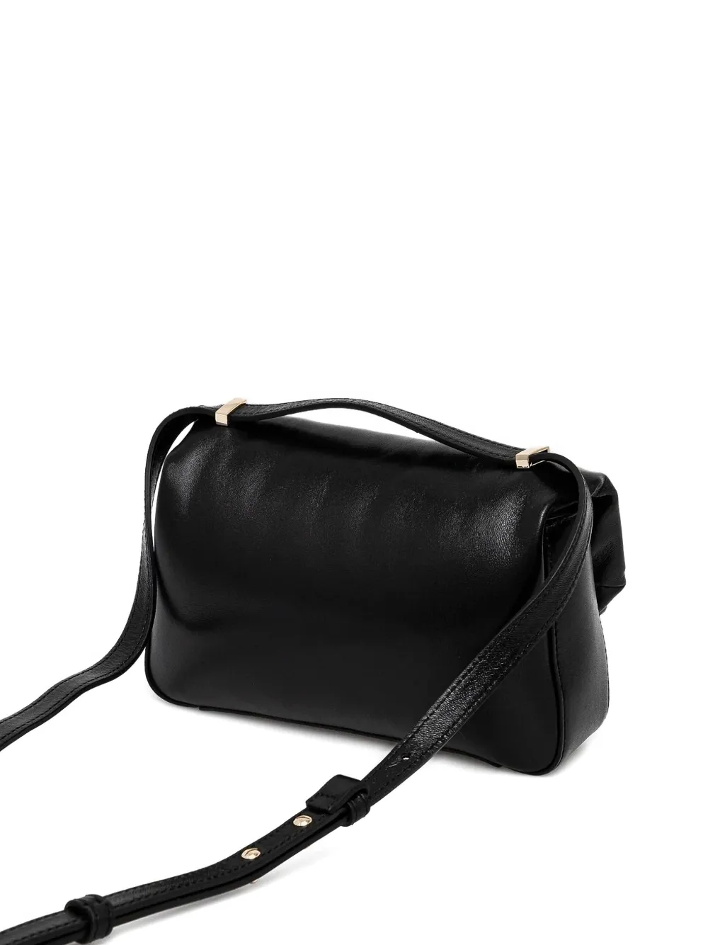 GUESS USA Leren crossbodytas Zwart
