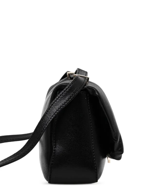 GUESS USA レザー ショルダーバッグ | ブラック | FARFETCH JP