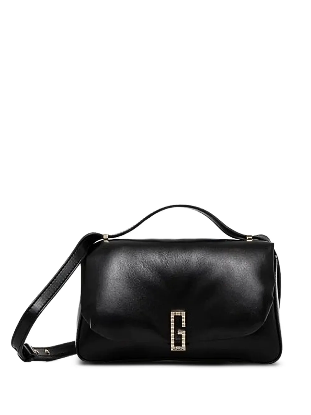 GUESS USA leather cross body bag - ブラック GUESS USA leather cross body bag - ブラック
