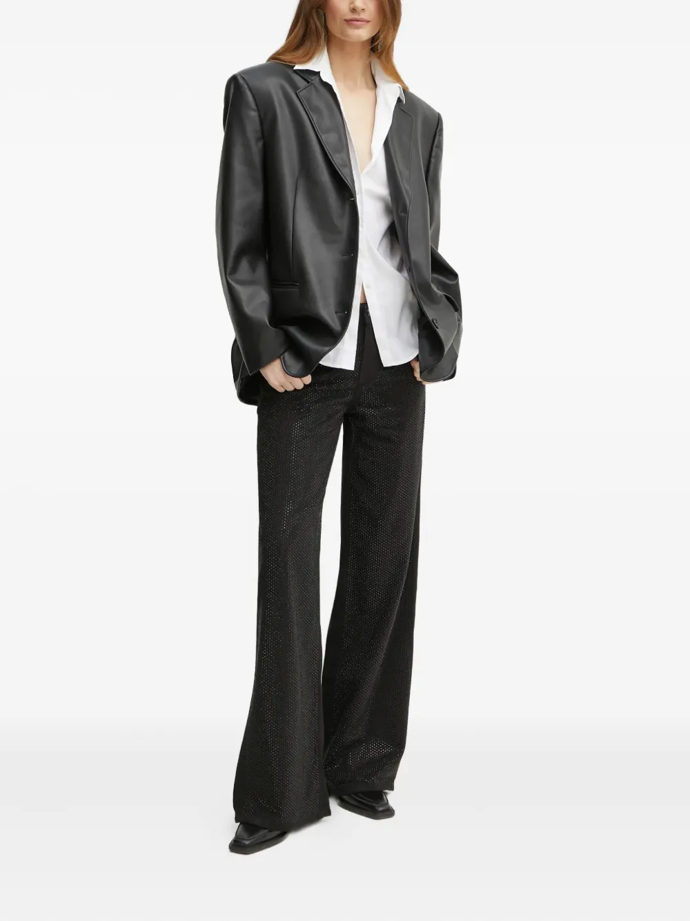 GUESS USA Broek verfraaid met stras - Zwart