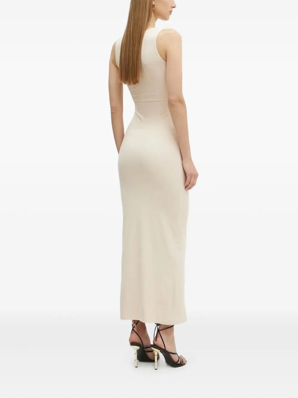 GUESS USA Maxi-jurk verfraaid met detail - Beige