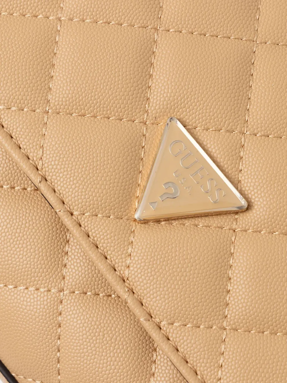 GUESS USA Gewatteerde crossbodytas Beige