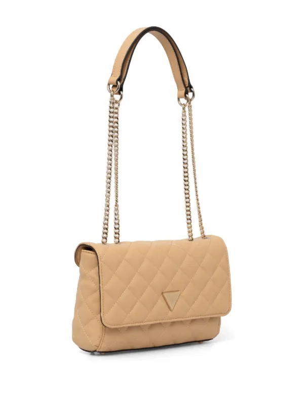 GUESS USA キルティング ショルダーバッグ | ニュートラル | FARFETCH JP