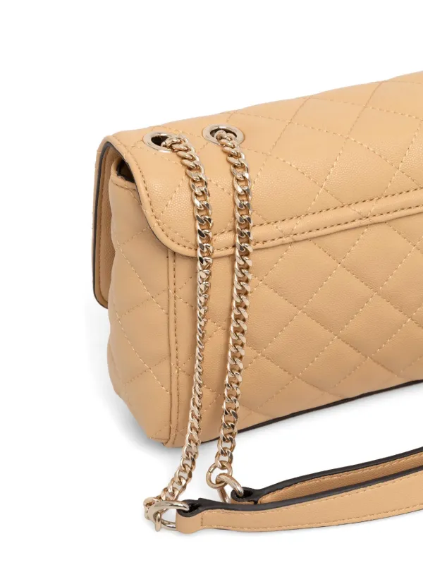 GUESS USA キルティング ショルダーバッグ | ニュートラル | FARFETCH JP