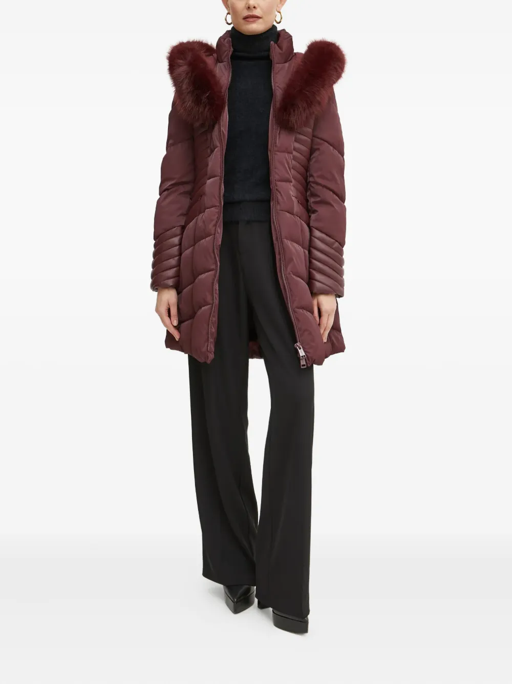GUESS USA Gewatteerde jas Rood