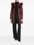 GUESS USA quilted-pattern coat - Red