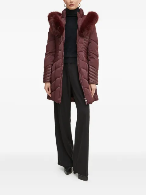 GUESS USA quilted-pattern coat