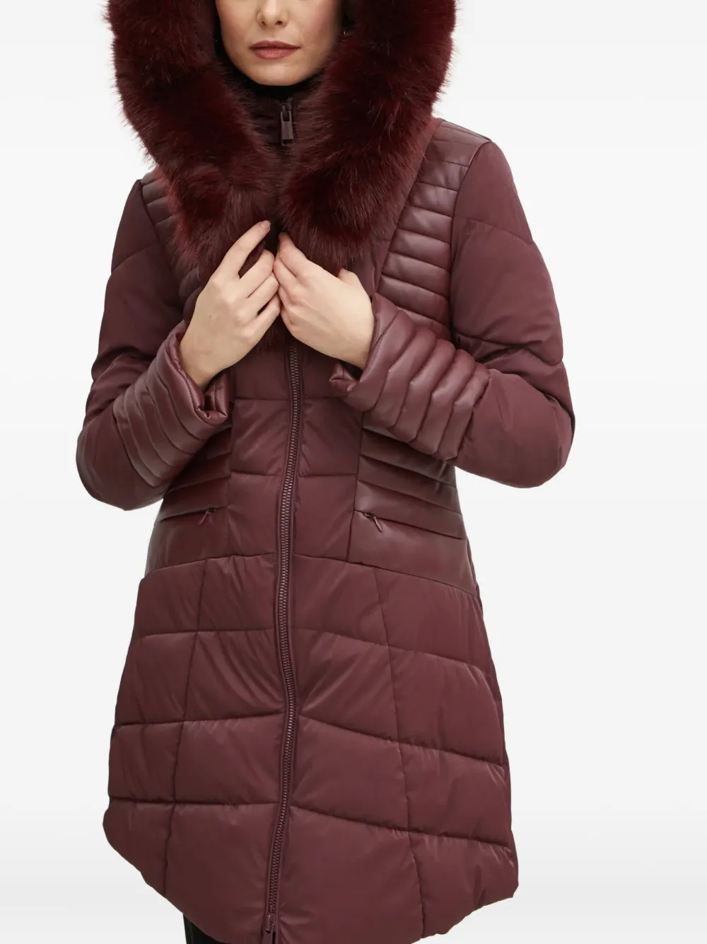 GUESS USA Gewatteerde jas Rood