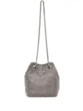 GUESS USA crystal-embellished bucket bag - Silver
