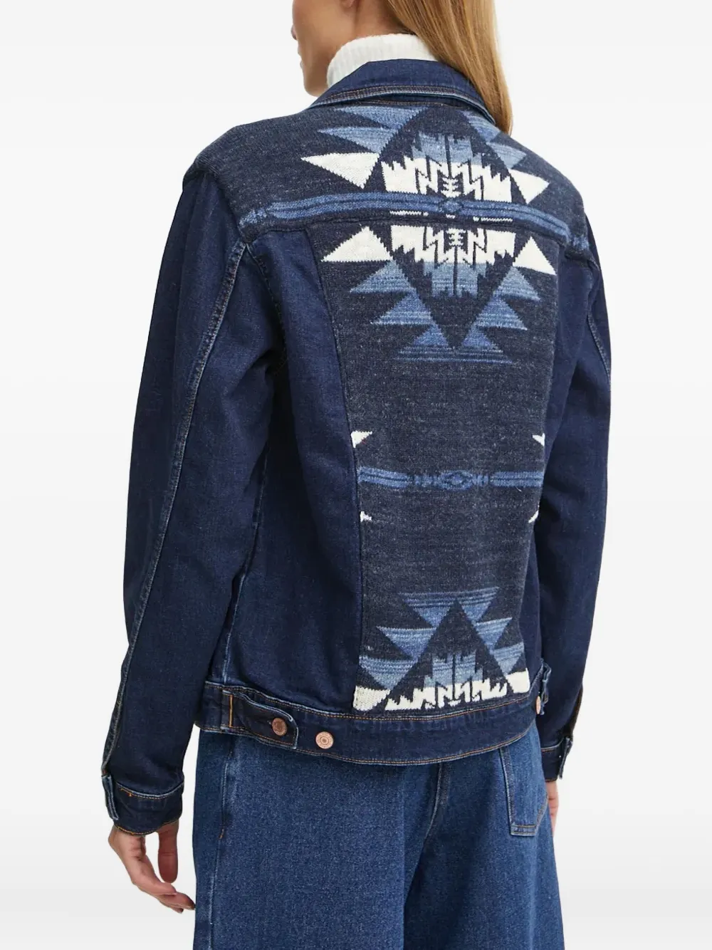 Guess Usa Denim Jacket In Blue