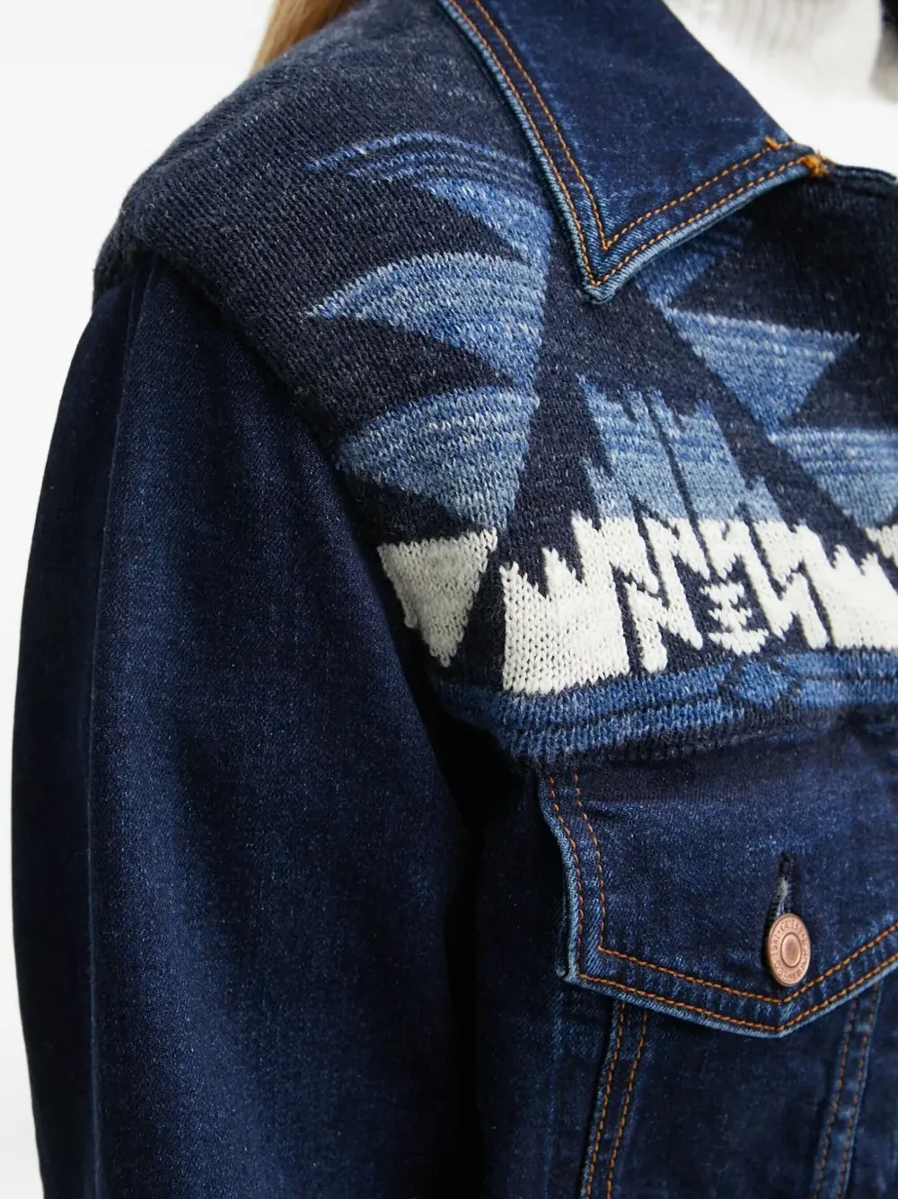 Guess Usa Denim Jacket In Blue