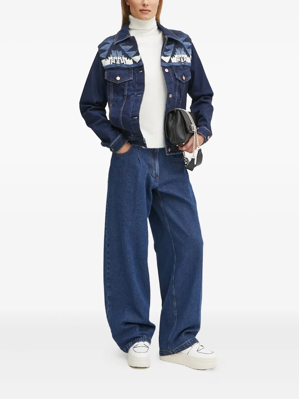 Guess Usa Denim Jacket In Blue