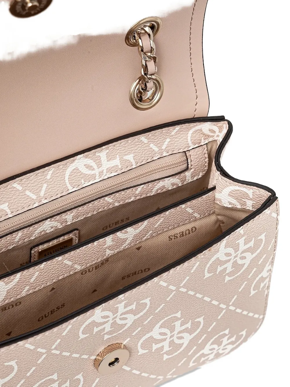 GUESS USA Izzy schoudertas Beige