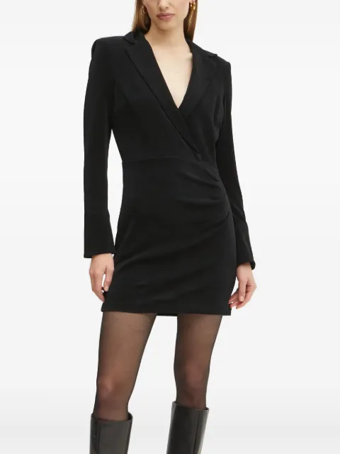 GUESS USA blazer-style wrap mini dress
