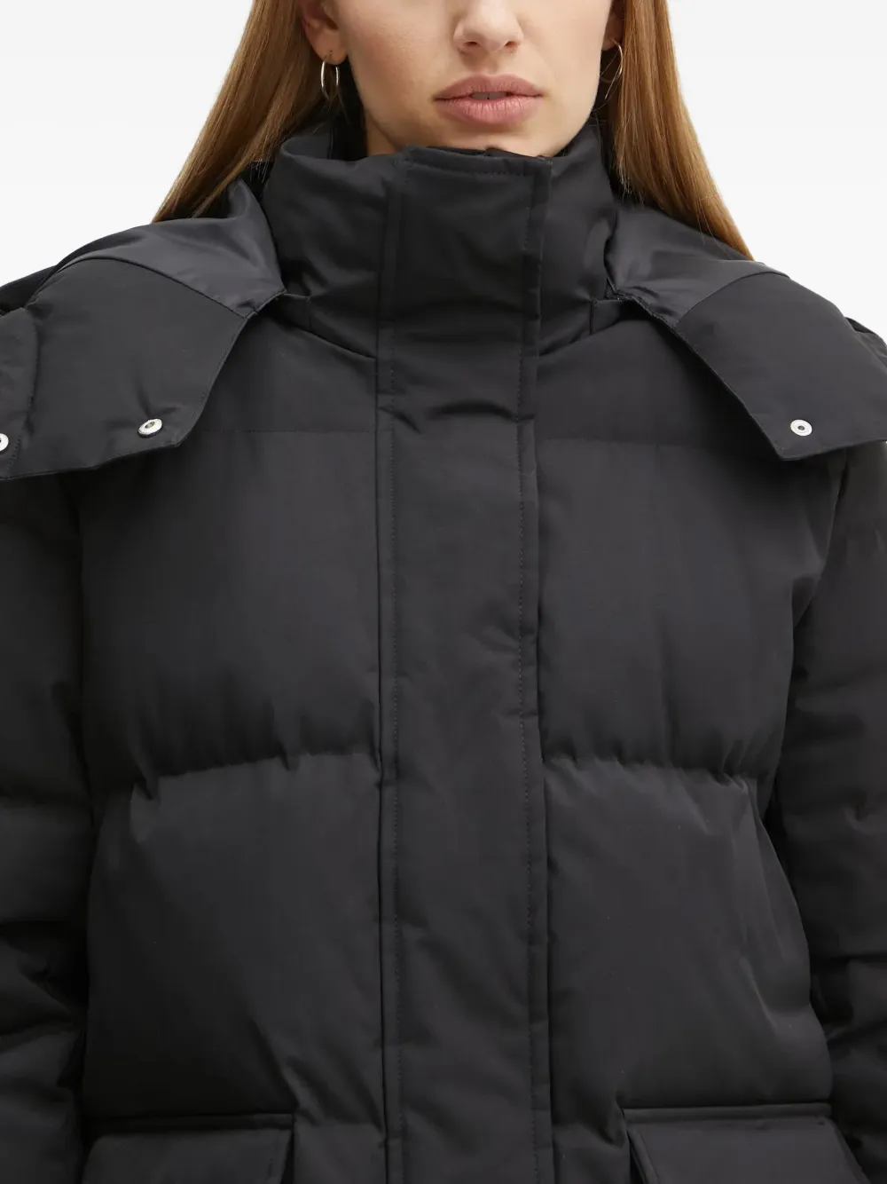 GUESS USA Donsjas met capuchon Zwart