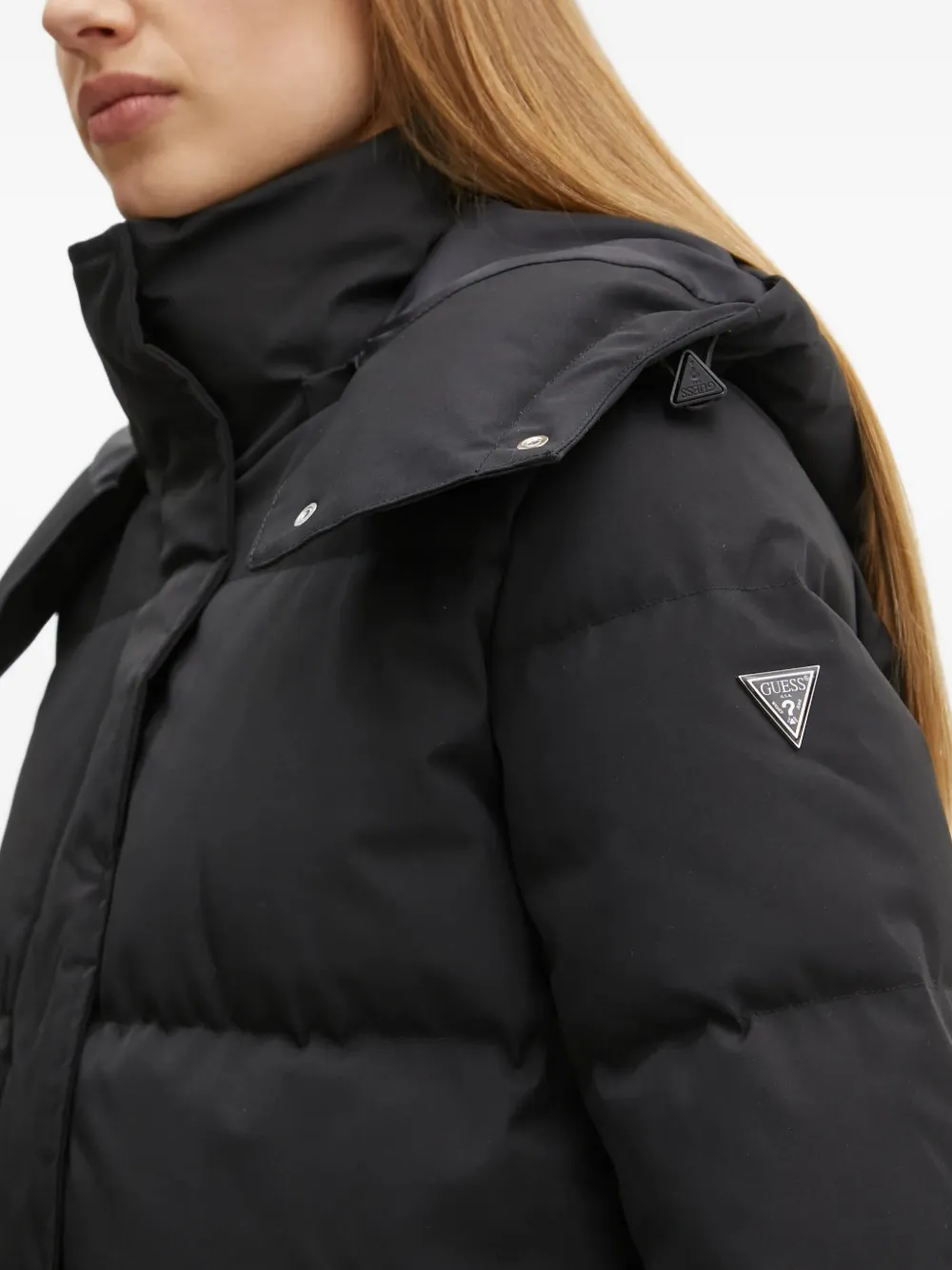GUESS USA Donsjas met capuchon Zwart