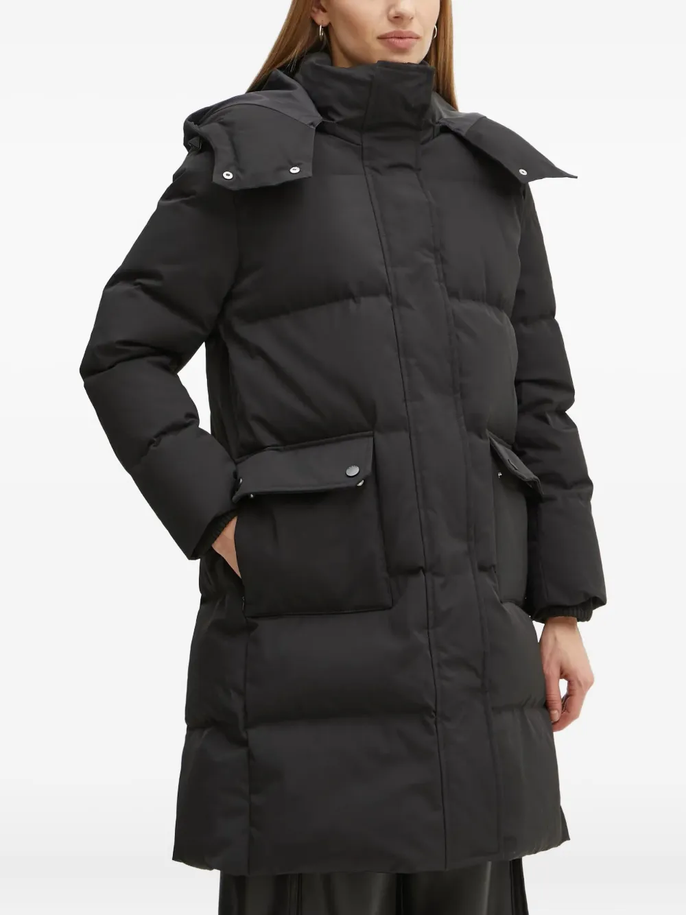 GUESS USA Donsjas met capuchon Zwart