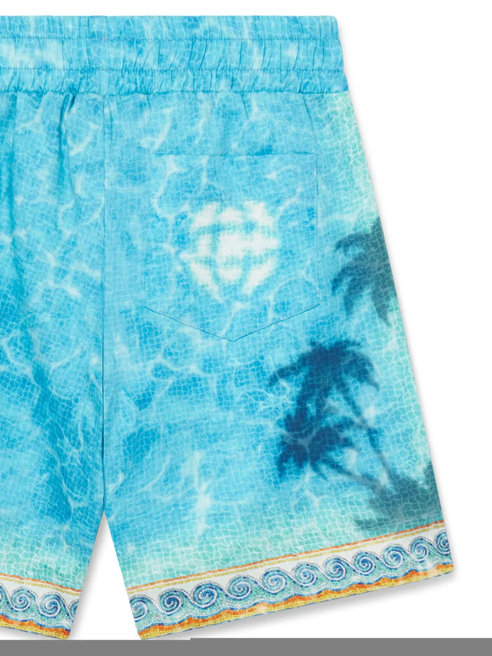 CASABLANCA KIDS Shorts met print Blauw
