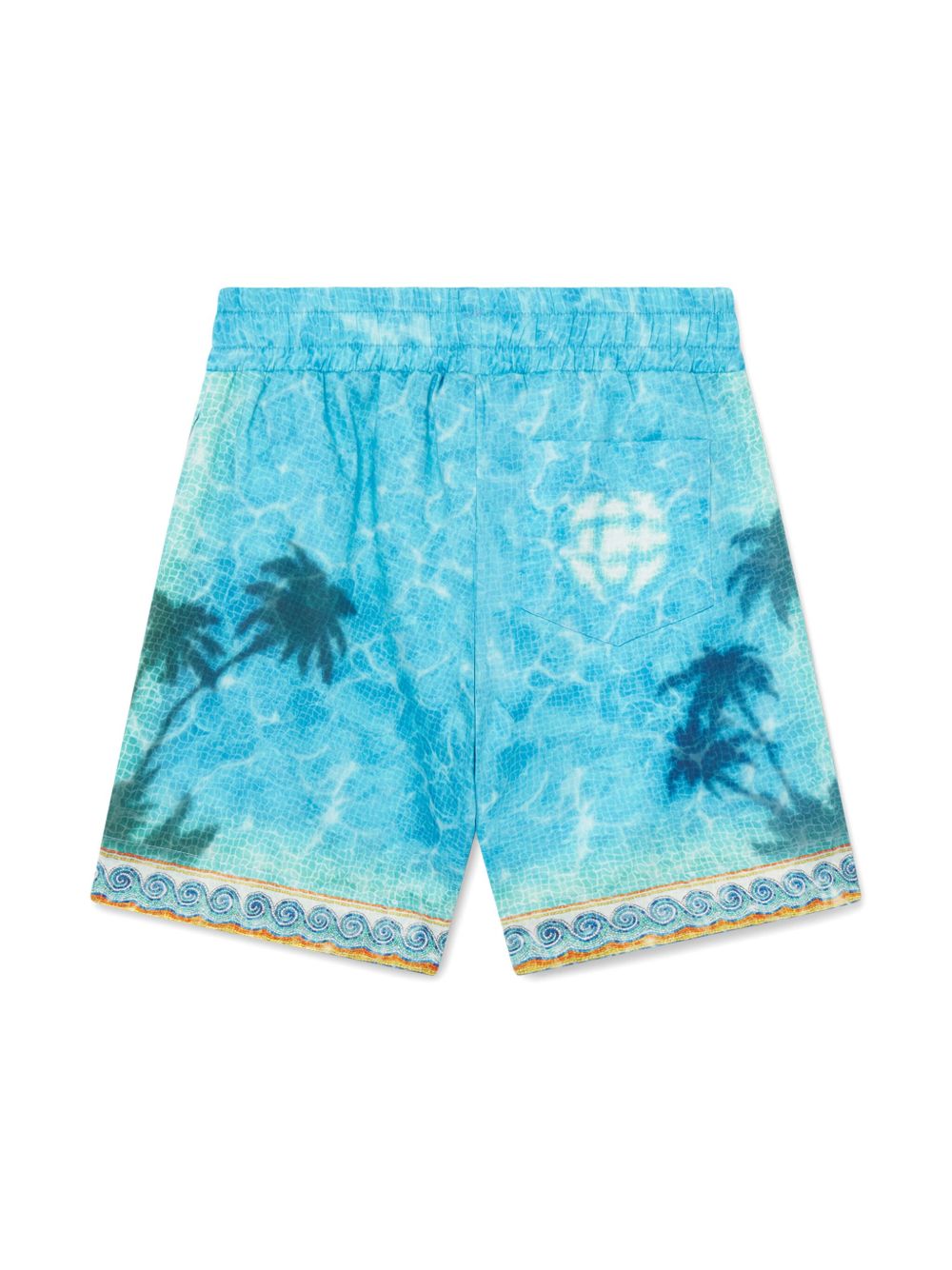 printed shorts - Blue