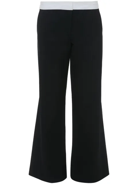 Victoria Beckham exposed-waist palazzo pants