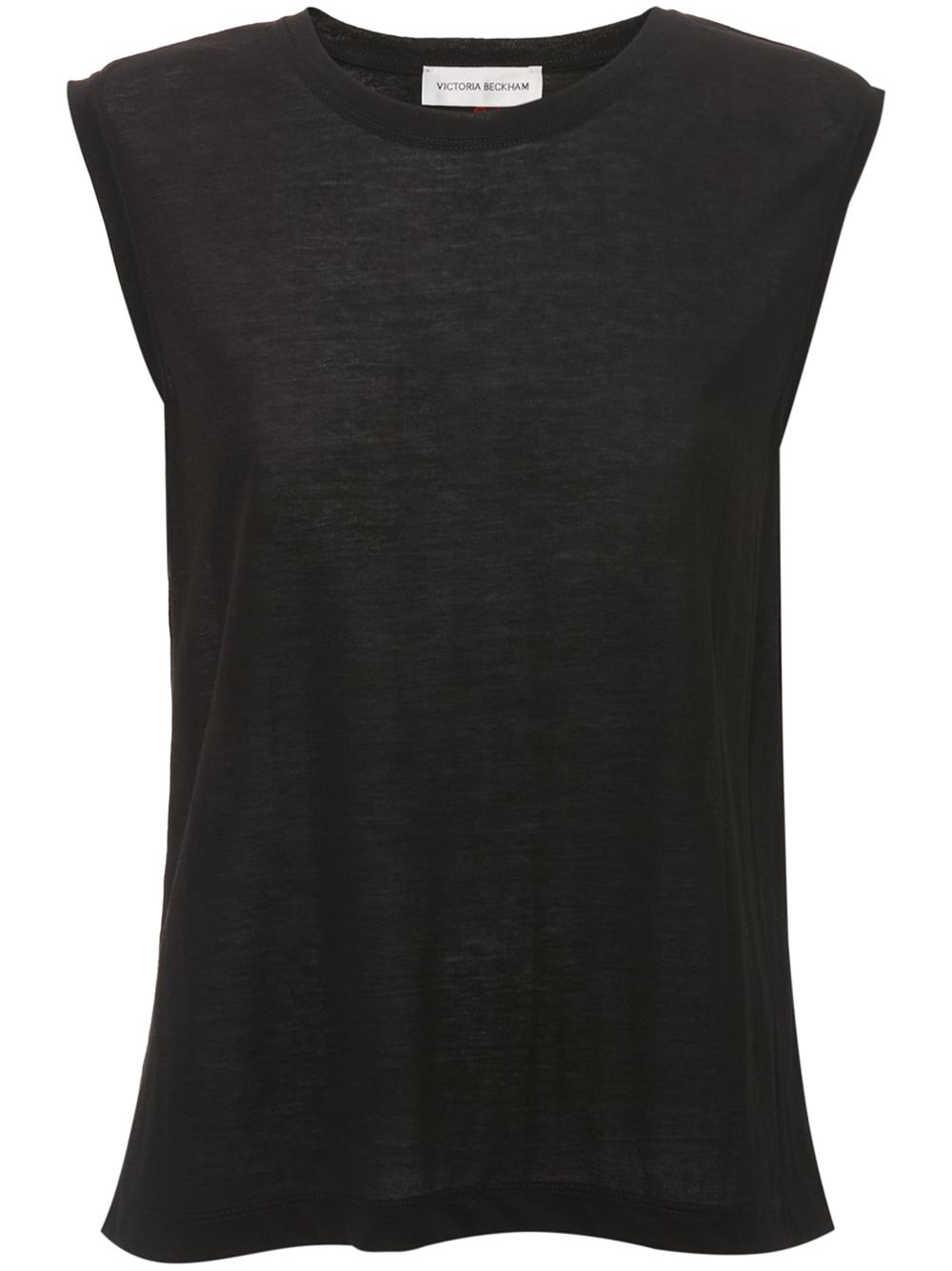 Victoria Beckham crepe tank top - Black