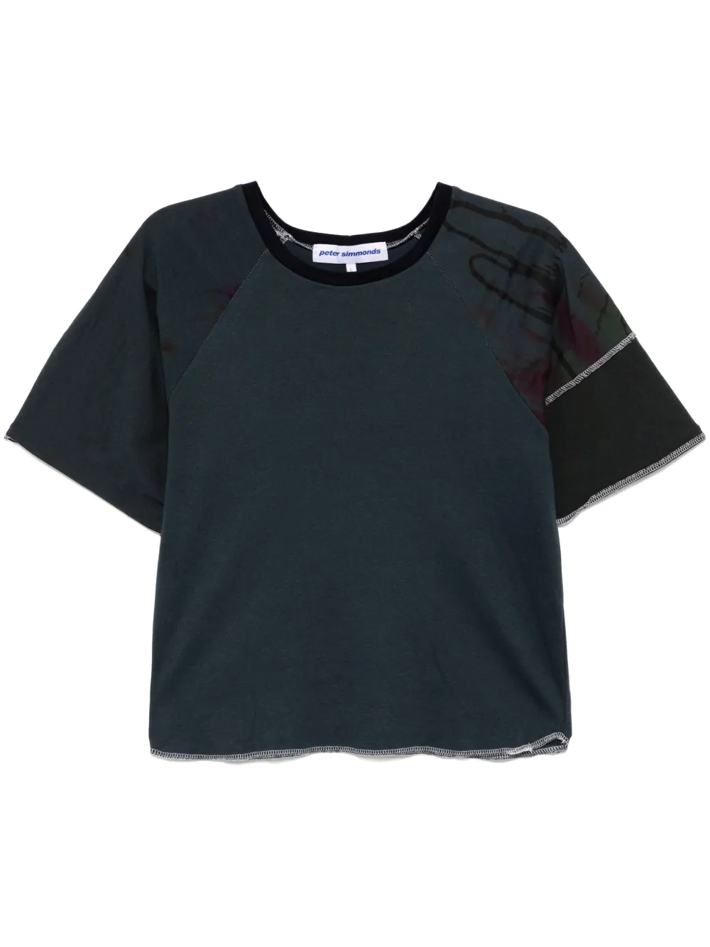 panelled T-shirt