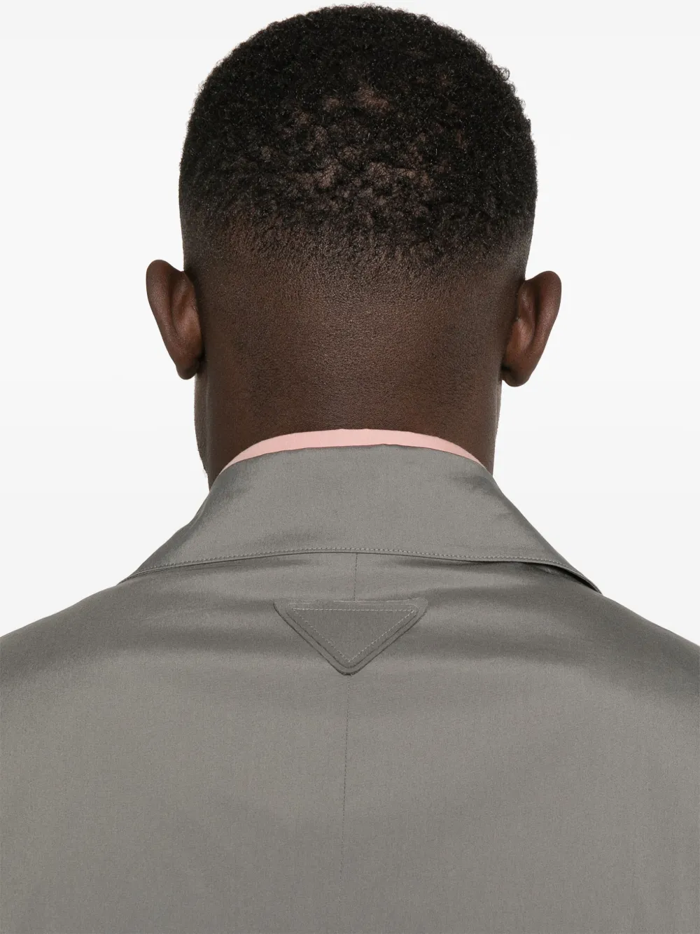 Prada Blazer met enkele rij knopen Grijs