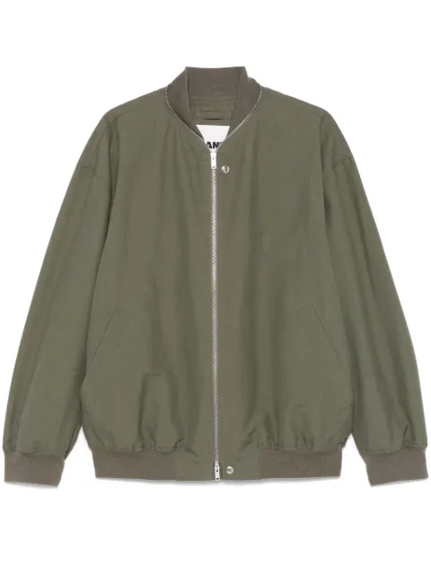 Jil Sander cotton bomber jacket