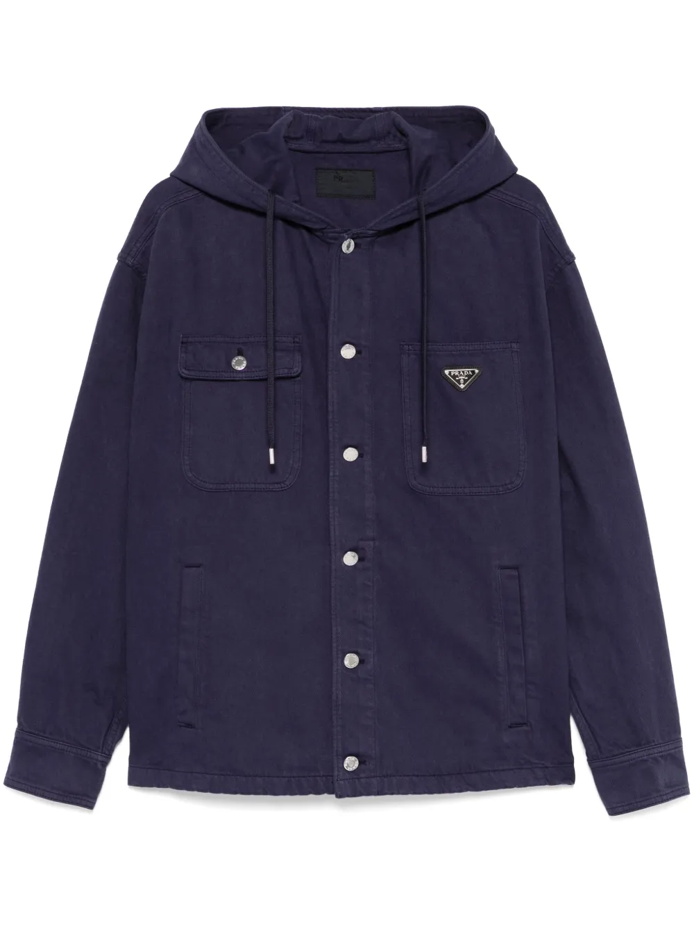 Prada Denim shirtjack Blauw