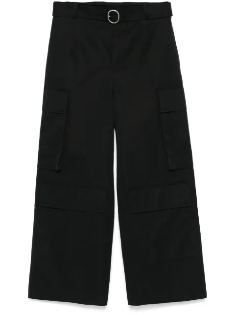 Jil Sander pantalones cargo con cinturón