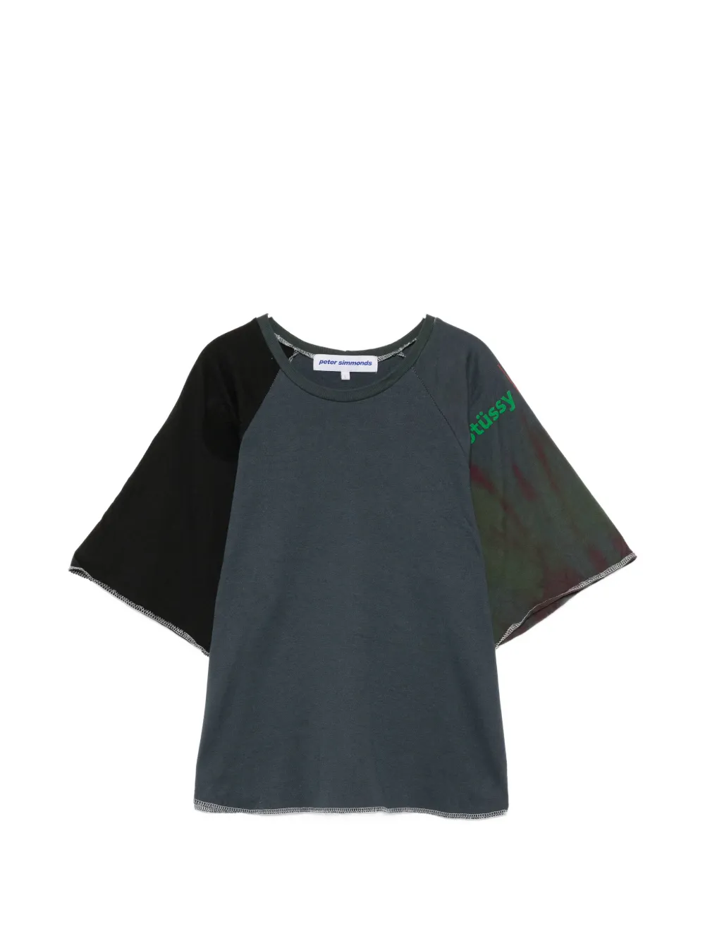Stain Shade raglan-sleeve T-shirt – Blue