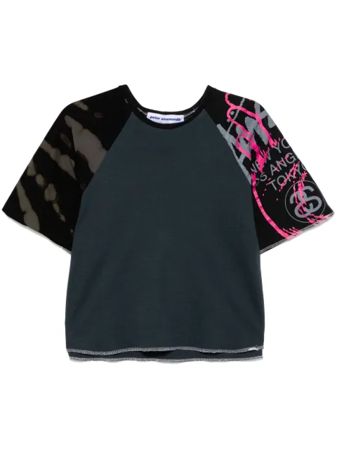 Stain Shade panelled T-shirt