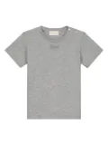 Gucci Kids embroidered-logo cotton t-shirt - Grey