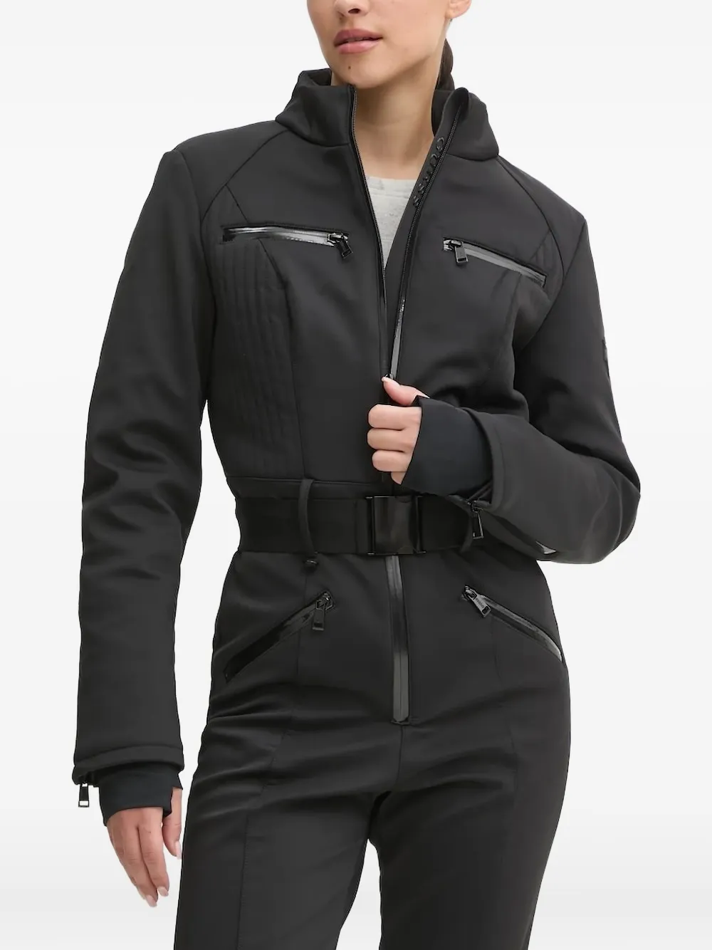 GUESS USA Skipak met gewatteerd vlak en ceintuur Zwart