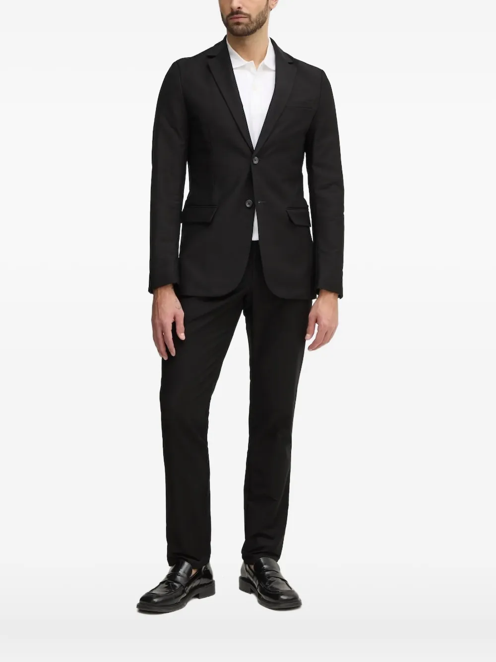 GUESS USA Blazer met zak en twee knopen Zwart
