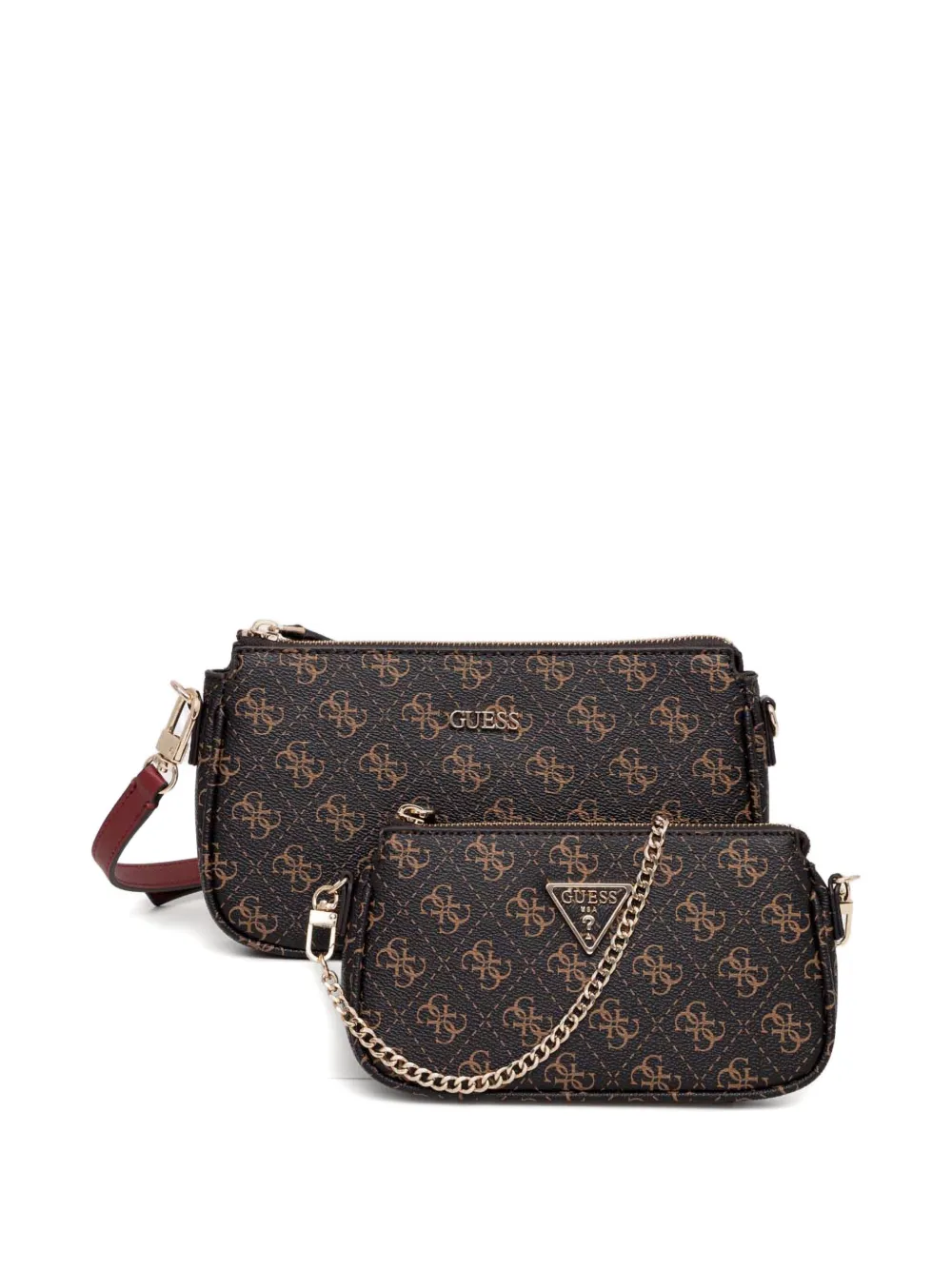 GUESS USA MONOGRAMMED CROSS BODY BAG
